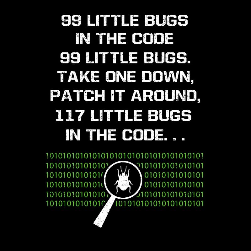 99 petits bugs dans le programme Code Computer Geek