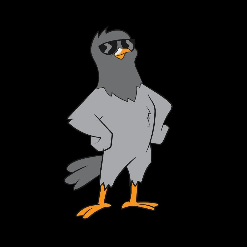 Pigeon - Cool pigeon avec lunettes de soleil, sécurité
