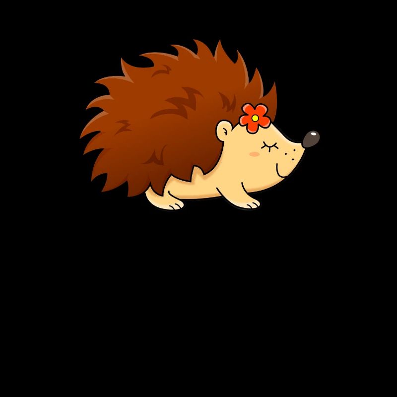 Süße Igel Dame