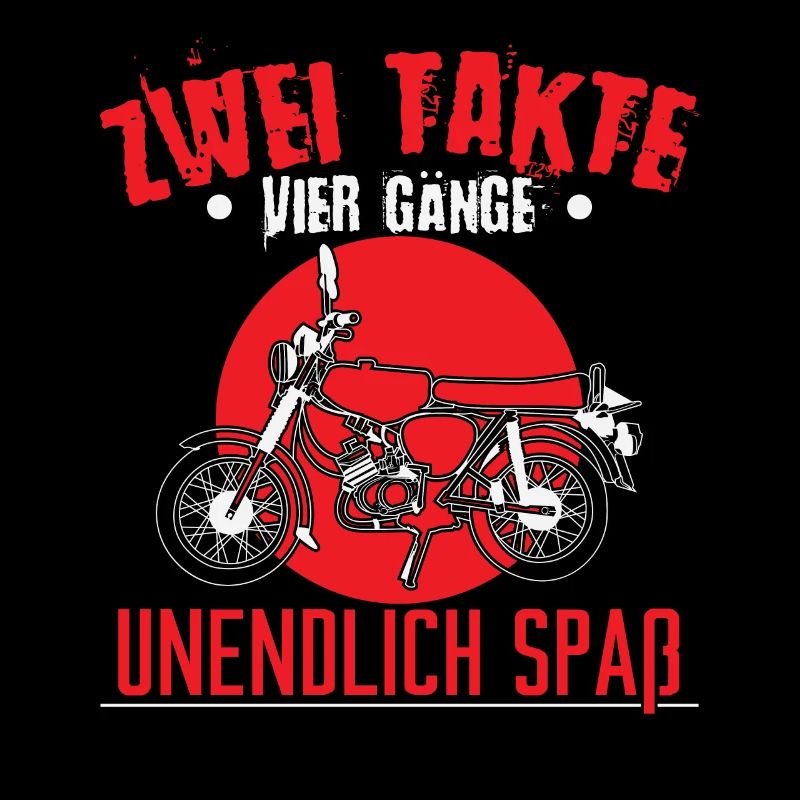 Zwei Takte, vier Gänge, unendlich Spaß Moped