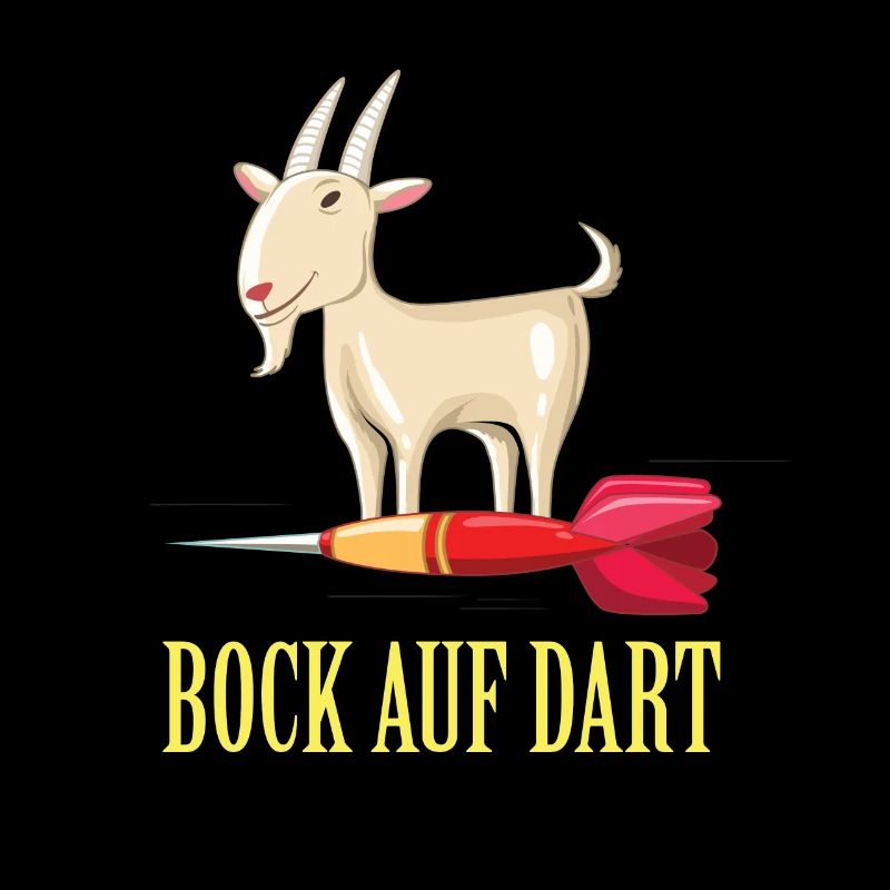 Bock auf Dart Dartspieler Darten Darts Geschenk