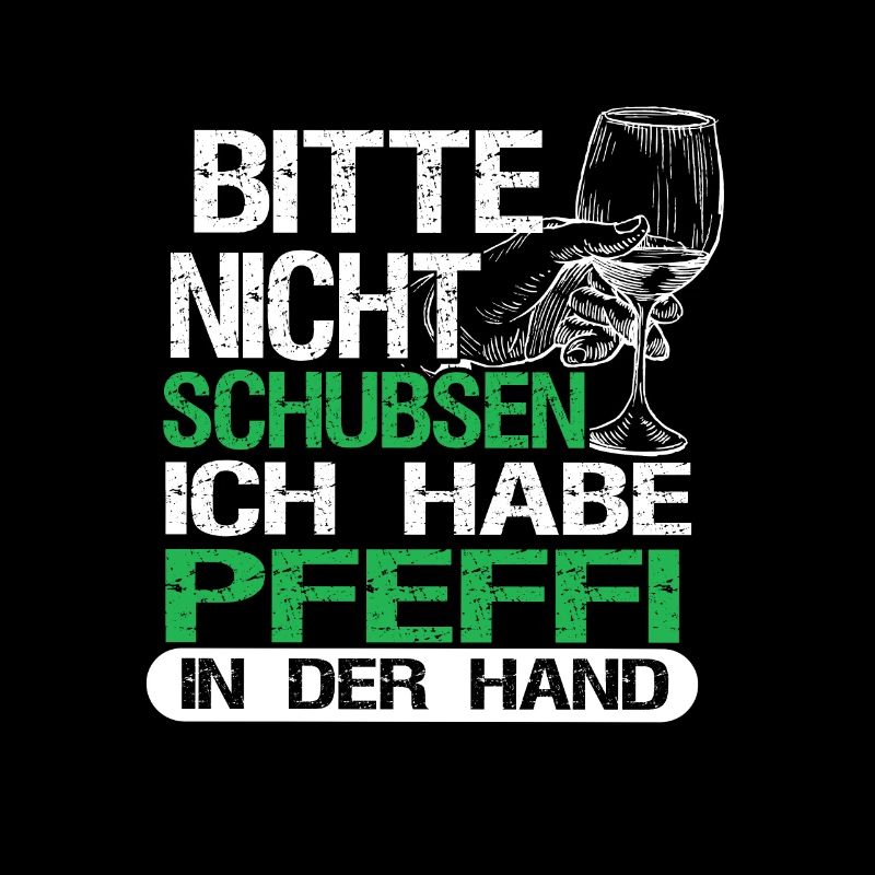 Pfeffi in der Hand