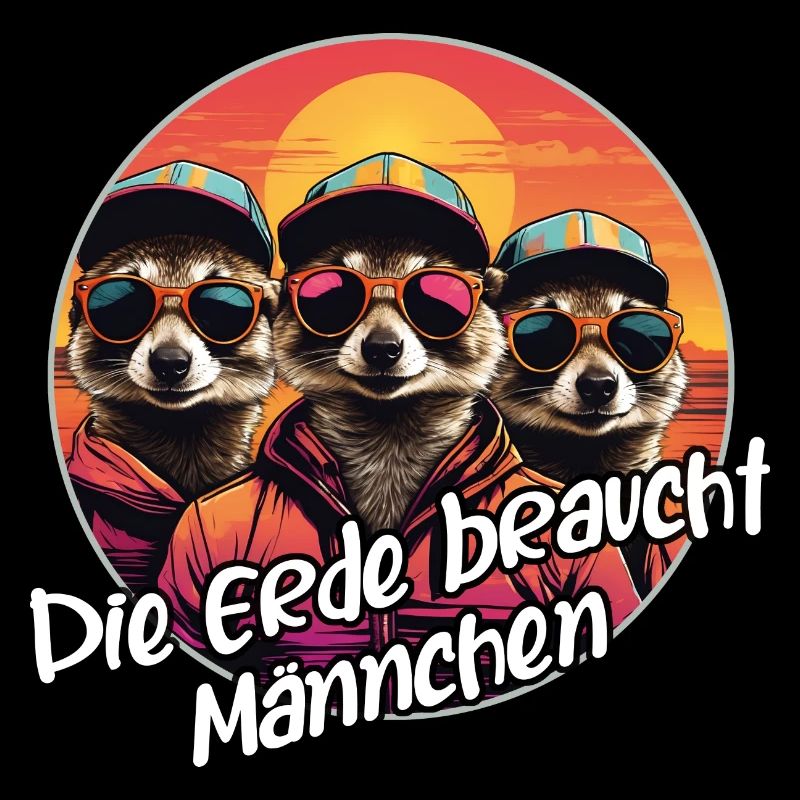 Coole Erdmännchen lustiger Erdmännchenspruch