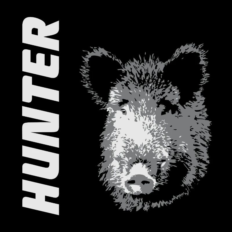 Wild Boar - Hunter - wild boar - hunter