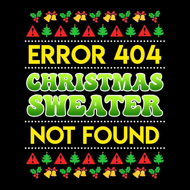 Error Christmas Sweater not found Ugly Christmas