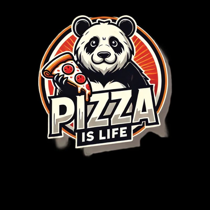 La pizza est la vie Panda