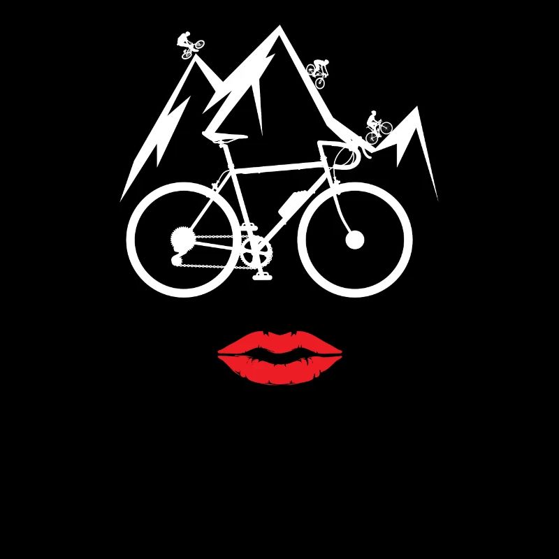 Bicycle Accessories Cyclist Motif