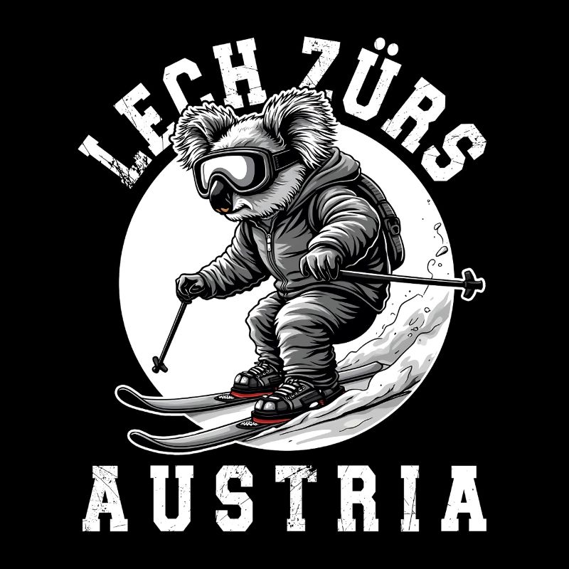 Lech Zürs Ski Resort Austrian Alps Souvenir