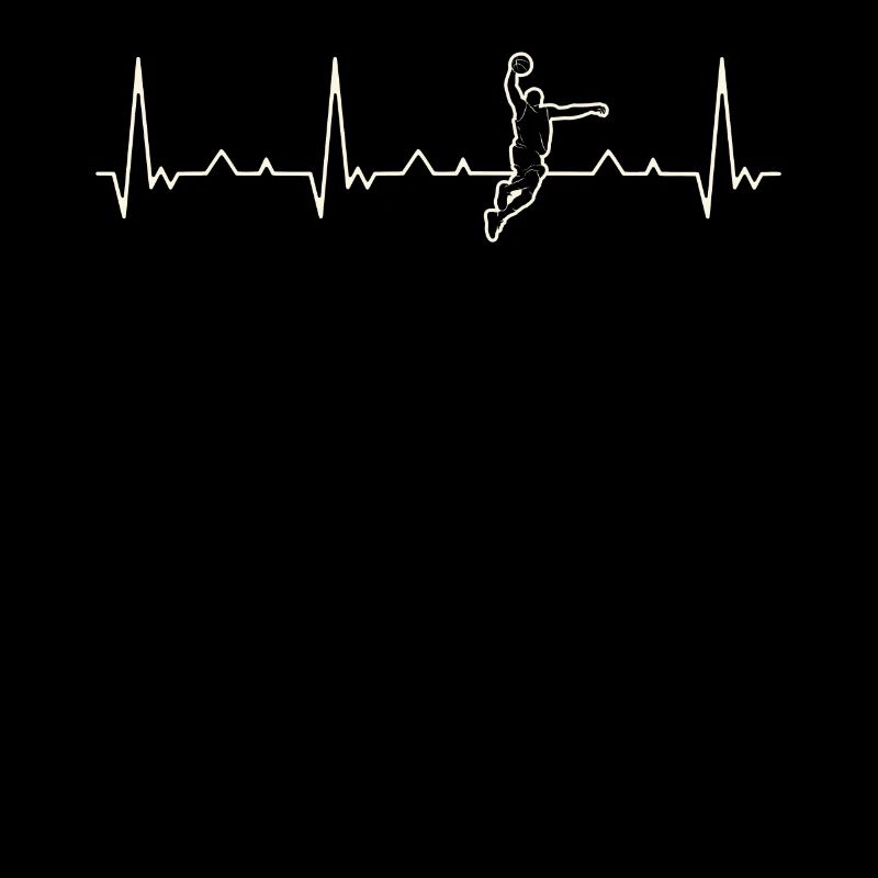 Volcada de baloncesto. Corazón. Amor. Ekg.