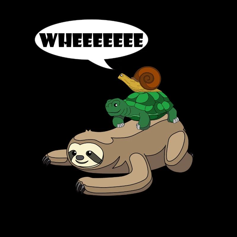 Sloth Turtle Snail Funny Sloth Cute Sloth Lover