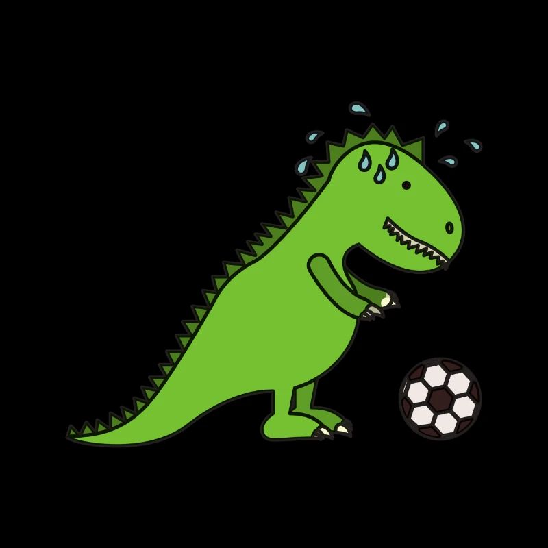 Dinosaur footballer