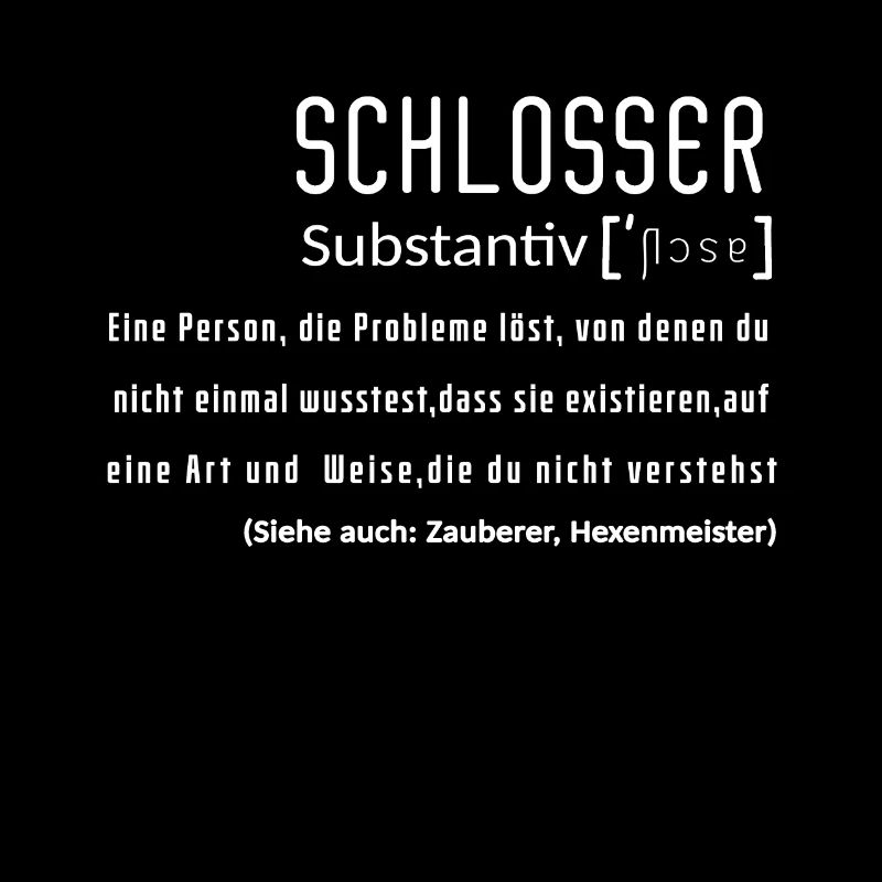 Schlosser Definition Beruf