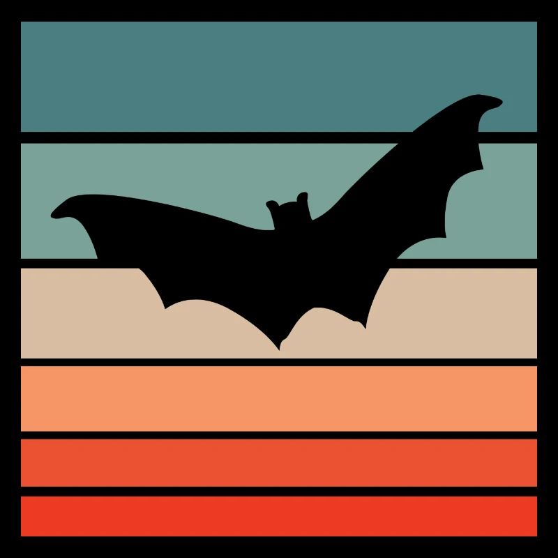 Fledermaus Retro Style Vintage