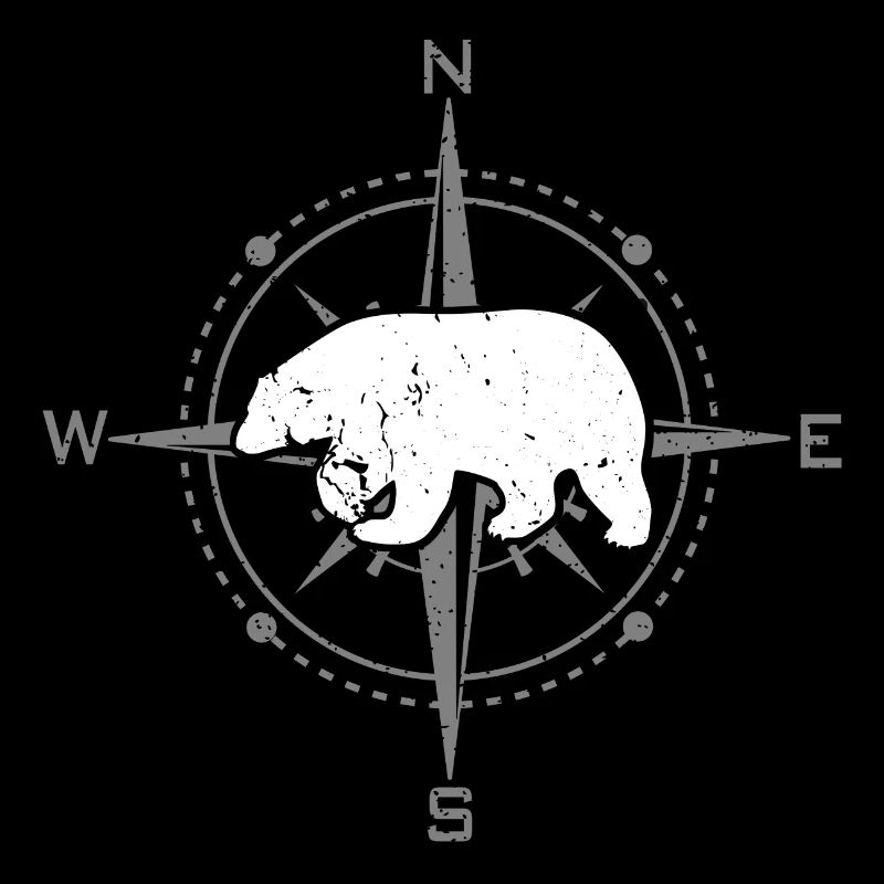 Kompass mit Eisbär | Nordland