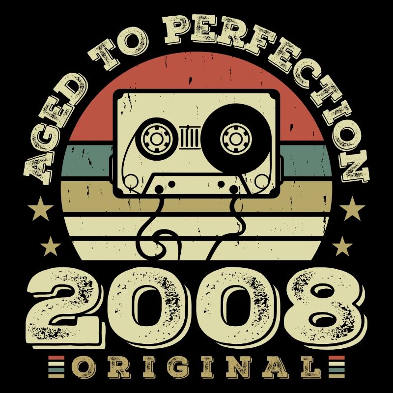 Original Vintage Jubiläumsgeschenkidee 2008