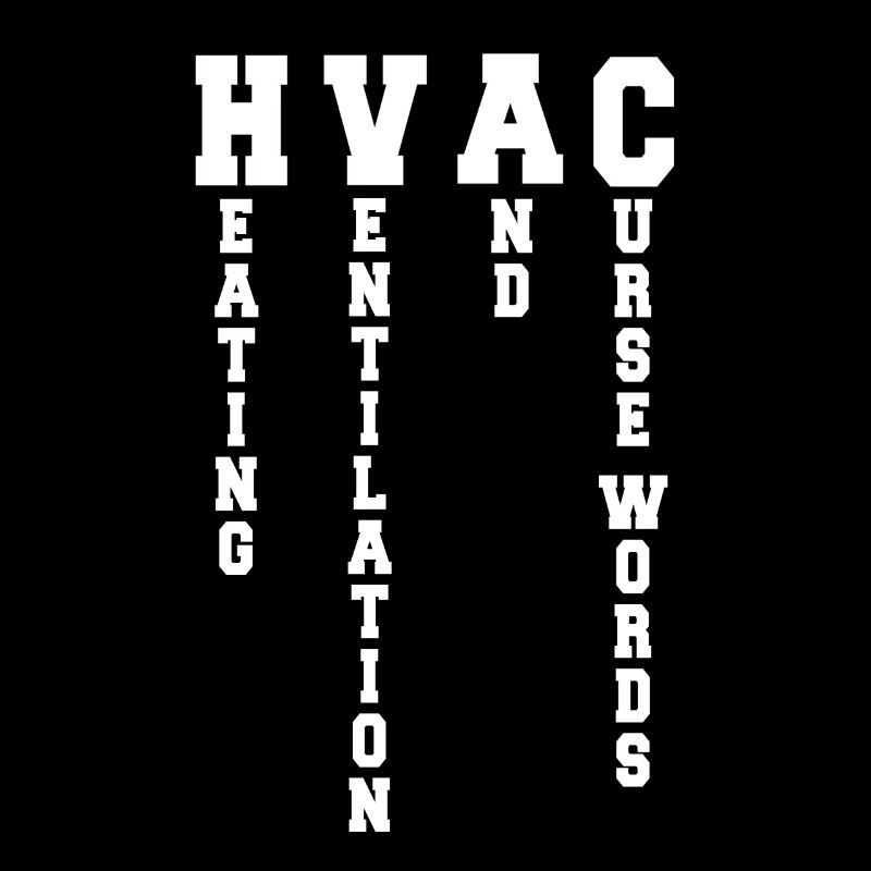 Funny HVAC technician design