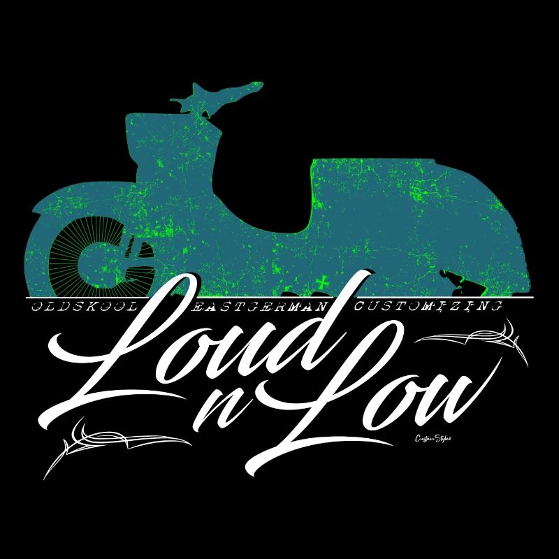 LOUD N LOW - Simson Schwalbe KR51 DDR DesignArt -