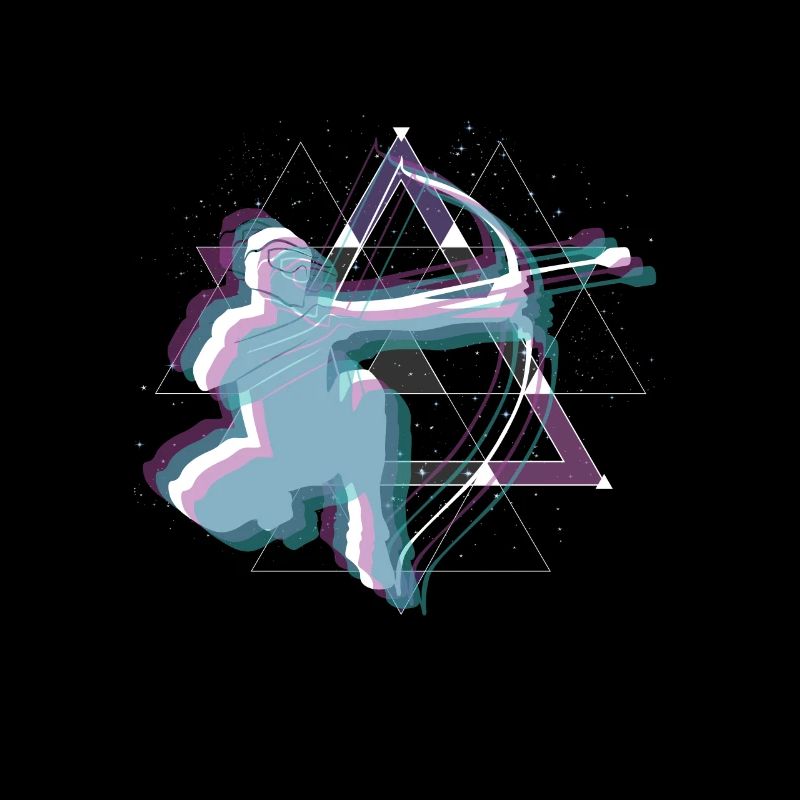 Balise fléchée Vaporwave Space