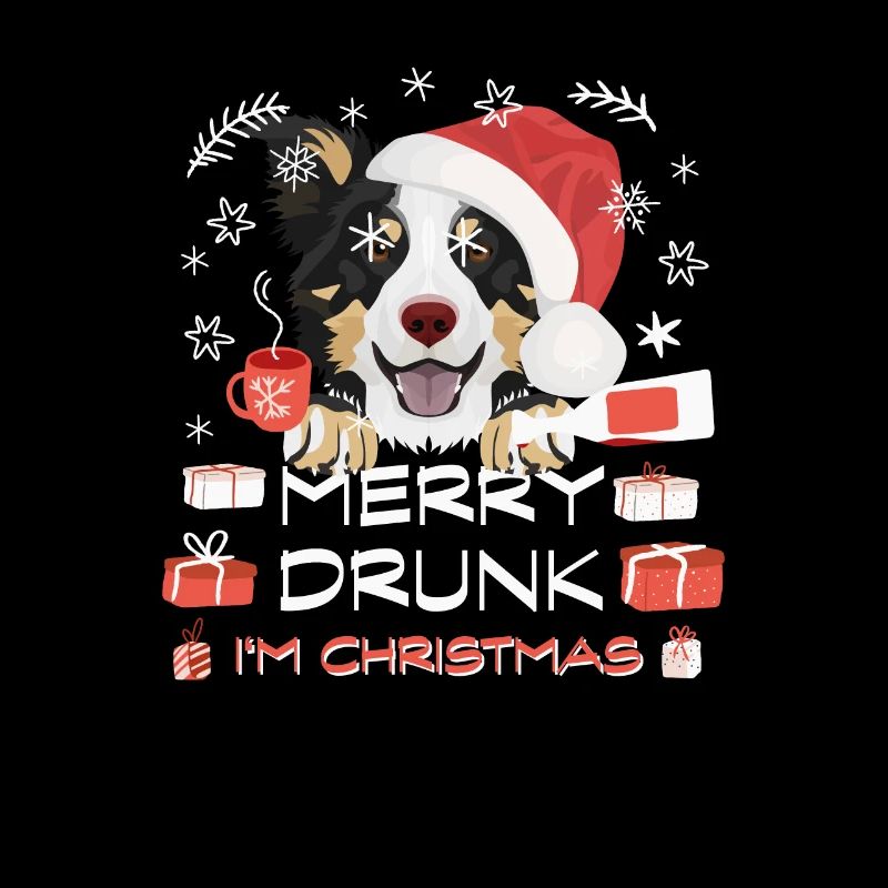 Border Collie Weihnachtsmarkt