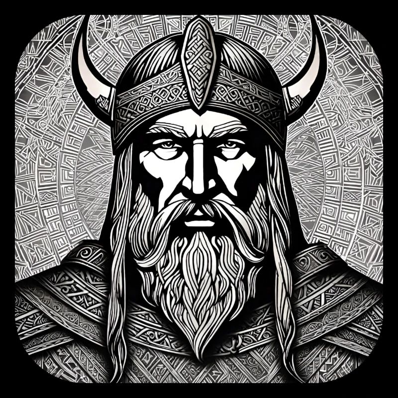 Proud Viking Warrior Germanic