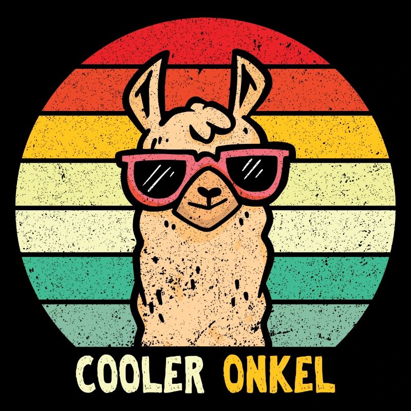 Cool Uncle Funny Uncle Alpaca Gift