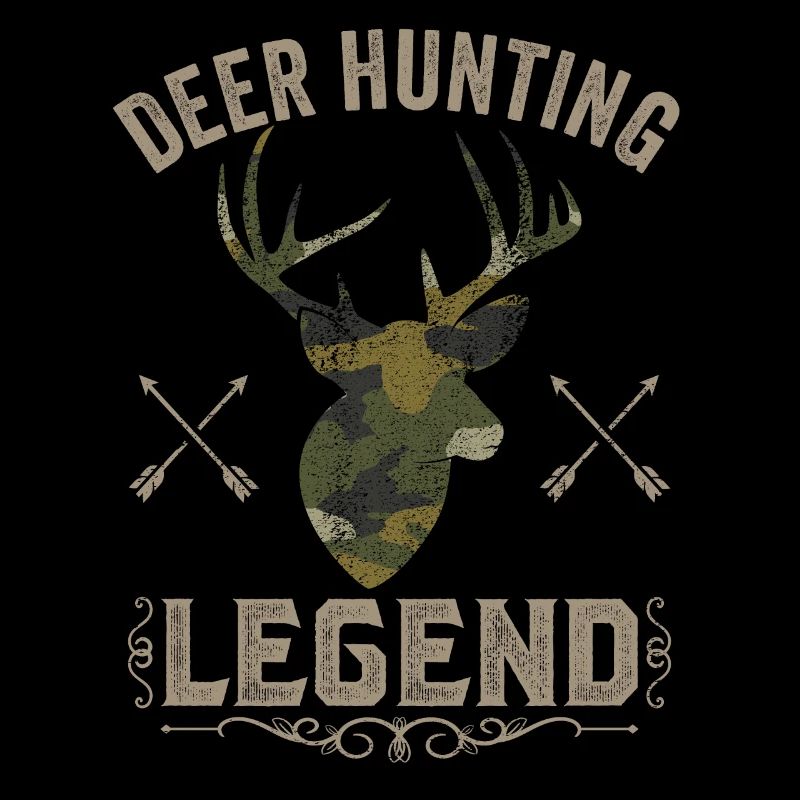 Hirschjagd Legende Rotwild Jäger Jagd Hirschgeweih