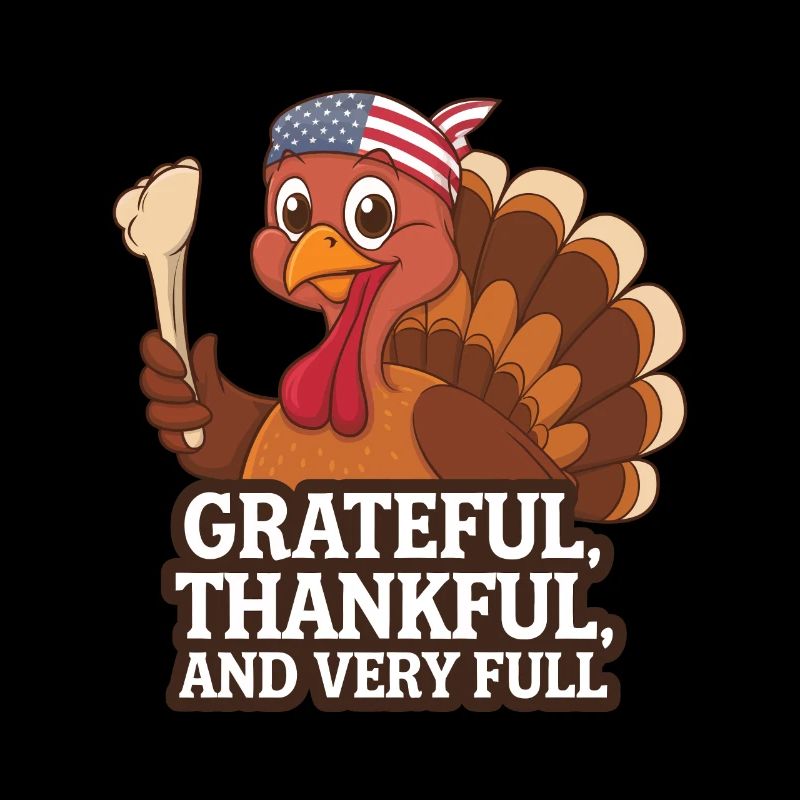 Dinde drôle de Thanksgiving
