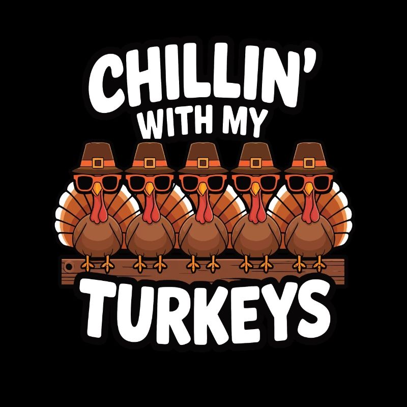 Dinde drôle de Thanksgiving