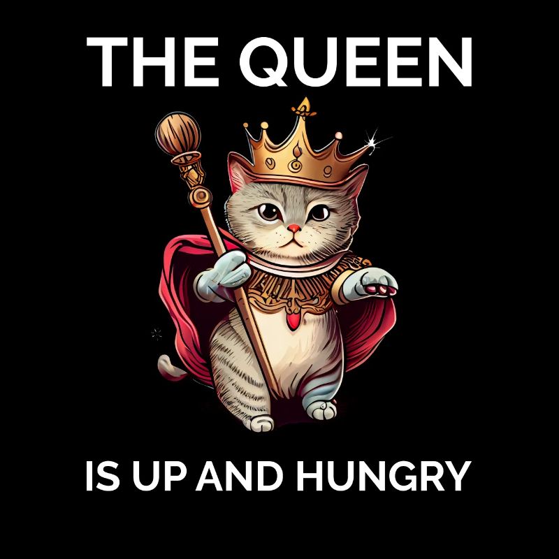Drôle de chat disant Crazy Cat Lady