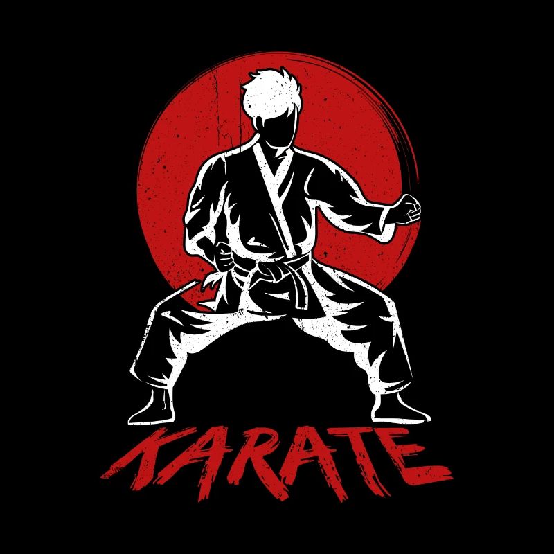 Karate Kämpfer Karate Pose Karate Kick