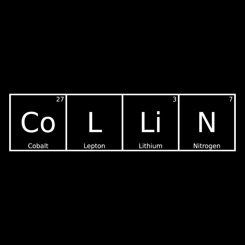 Collin Nom Prénom Chimie Tableau périodique Éléments