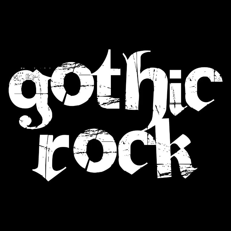 Conception de logo rock gothique