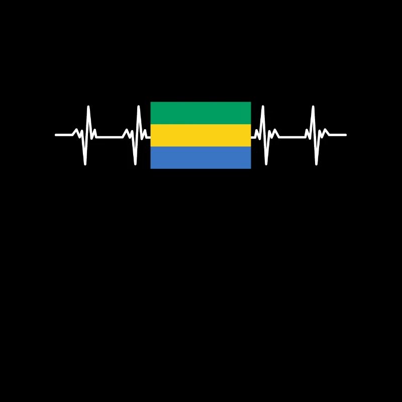 African Flag - Gabon