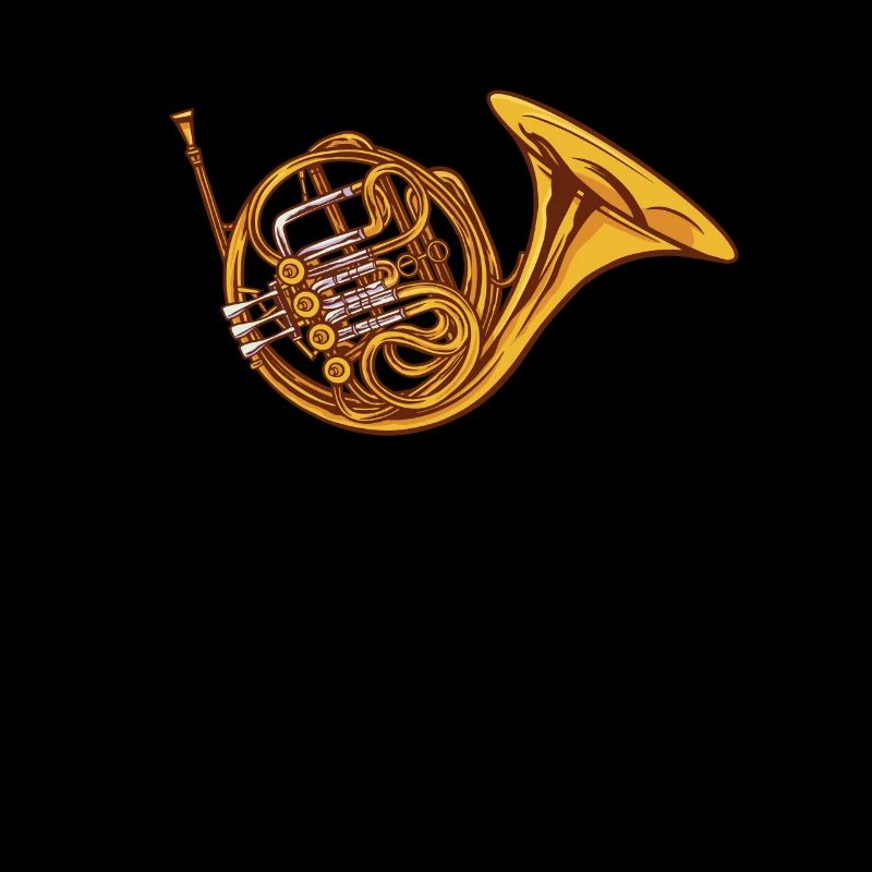 French Horn Instrument
