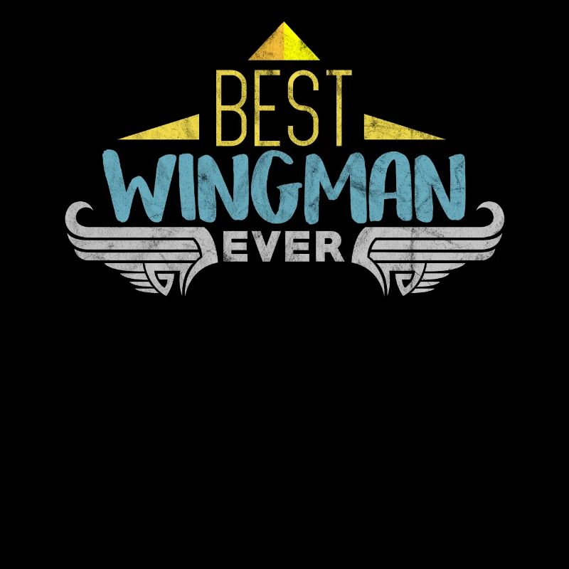 Drôle de Wingman ami pilote idée de cadeau