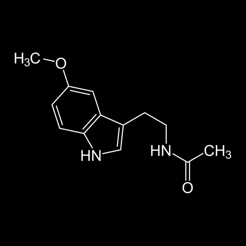 Melatonin Strukturformel