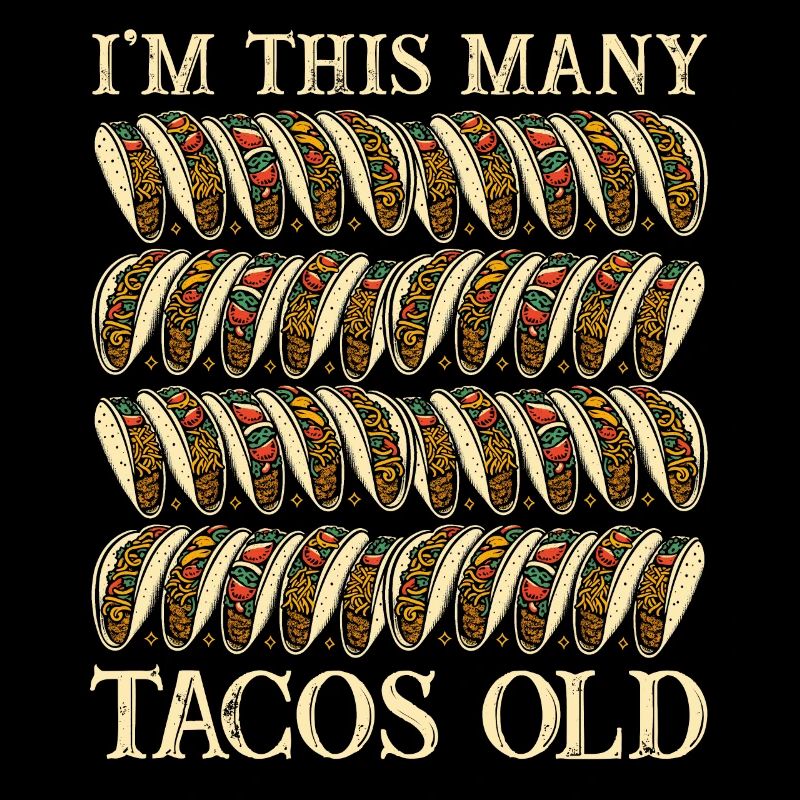 40. Geburtstag Geschenkidee Vierzig Tacos Lustig