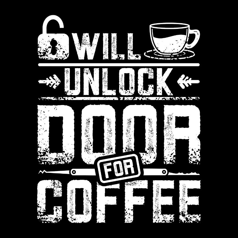 Déverrouillera la porte pour serrurier à café