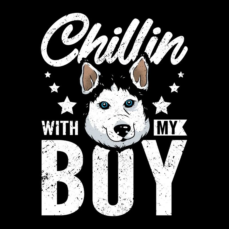 Chillin avec mon garçon, husky sibérien