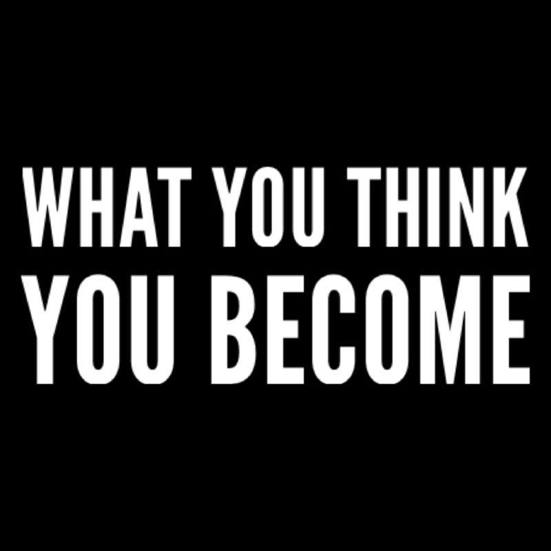 Ce que vous pensez devenir Motivation Dire Citation