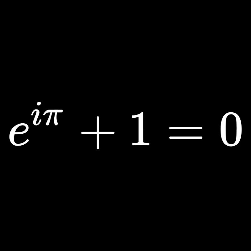 Euler's Identity Mathematics Formula
