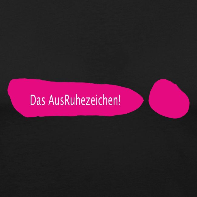 Ausruhezeichen pink