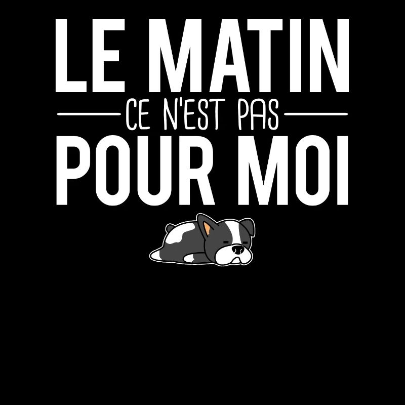 Le matin ce n'est pas pour moi fatigué dormir