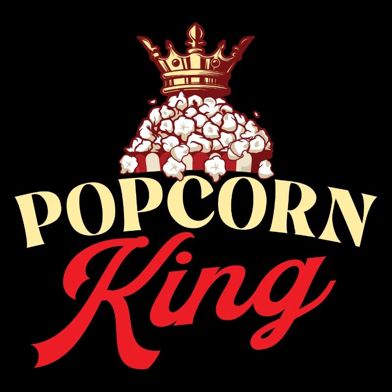 Popcorn King - Popped Corn Kernel Snack Fan
