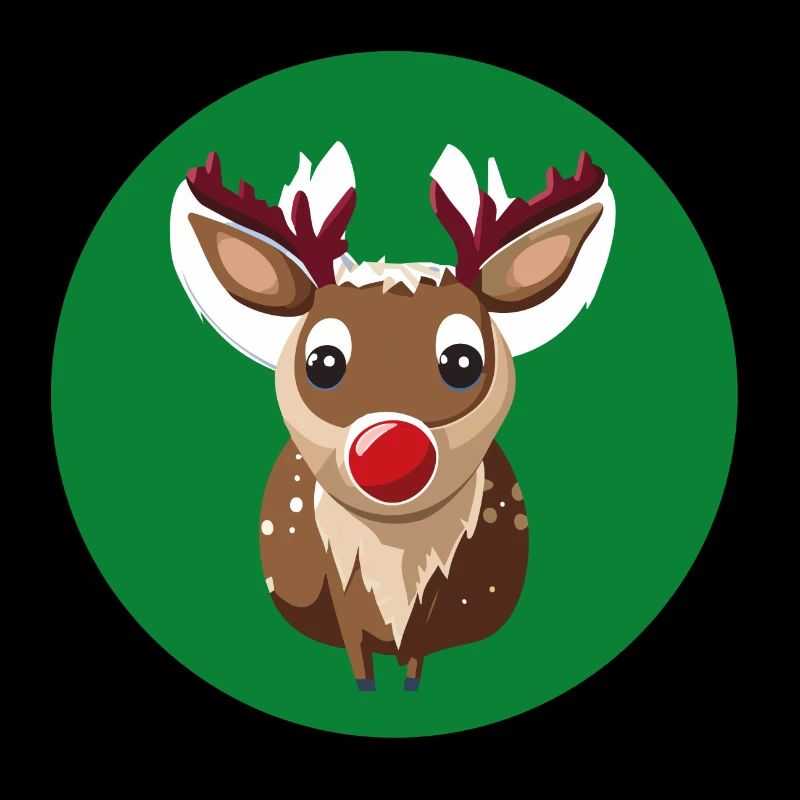 Rentier Rudolph Weihnachtspullover