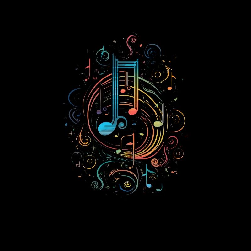 Notes de musique visualisée