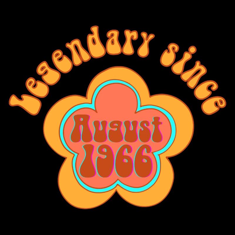Legendary since August 1966 Birthday Retro