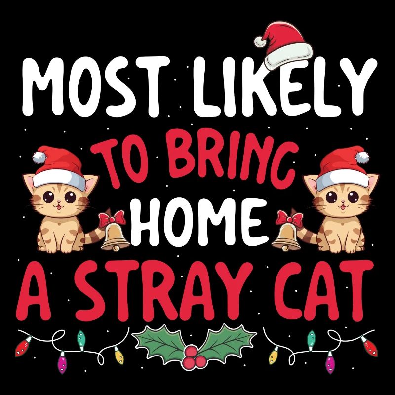 Le plus susceptible de ramener à la maison un chat errant - Noël