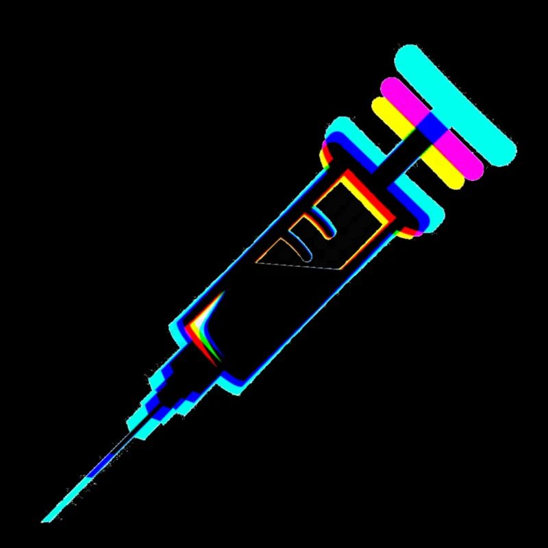 Syringe colorful