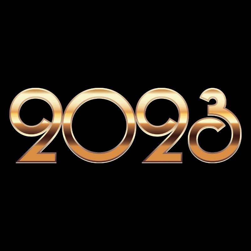 Millésime doré du Nouvel An 2023